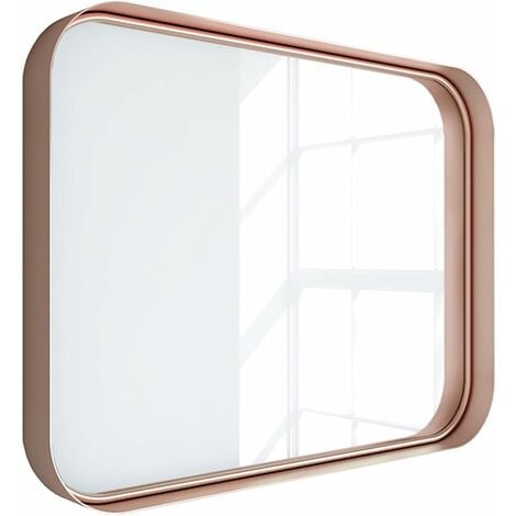 Espejo rectangular metálico