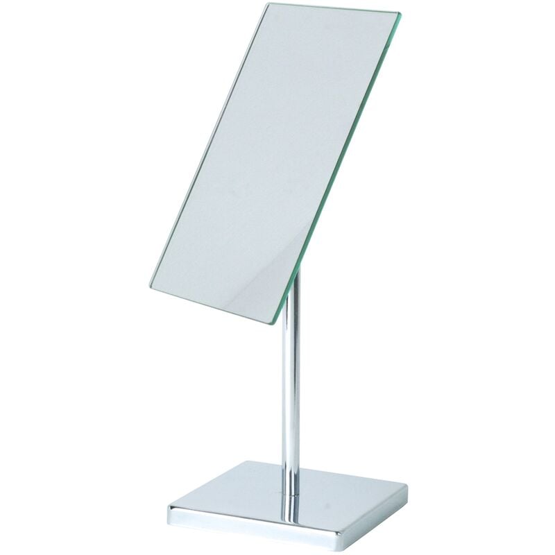 

Espejo rectangular MSV con soporte de metal cromado