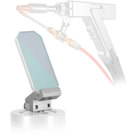 Espejo reflector STAHLWERK para cabezal de soldadura láser SUP 20T - espejo de repuesto 30 x 14 x 2 mm con soporte, apto para láseres de fibra de 1064 nm, accesorio premium para máquinas de soldadura 