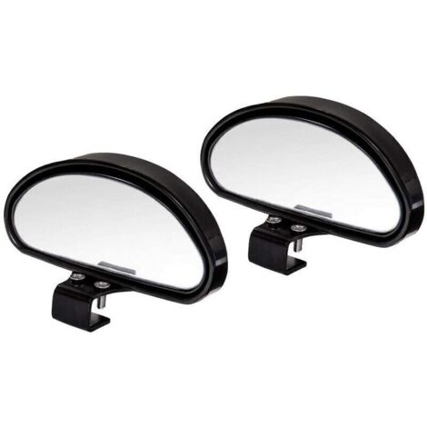 Espejo retrovisor de punto ciego para conducción supervisada – 2 piezas, espejo convexo ajustable, compatible con todos los coches