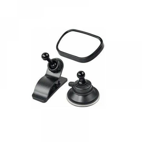 Espejo retrovisor para sillas de coche, espejo retrovisor para bebé, espejo de monitor ajustable con ventosa y clip para usar en el coche.