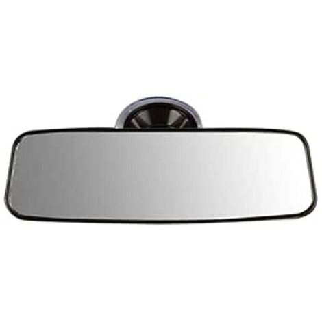 Espejo retrovisor universal para coche, espejo interior con ventosa, 200 x 60 mm