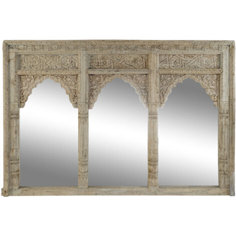 Espejo Teca 160X2X110 Tallas Antiguas Natural