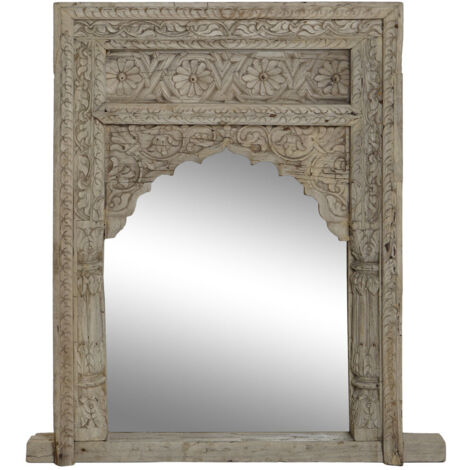 Espejo Teca 60X2X75 Tallas Antiguas Natural