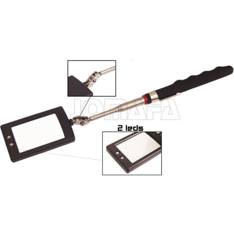 ESPEJO TELESCOPICO CON LUZ LED