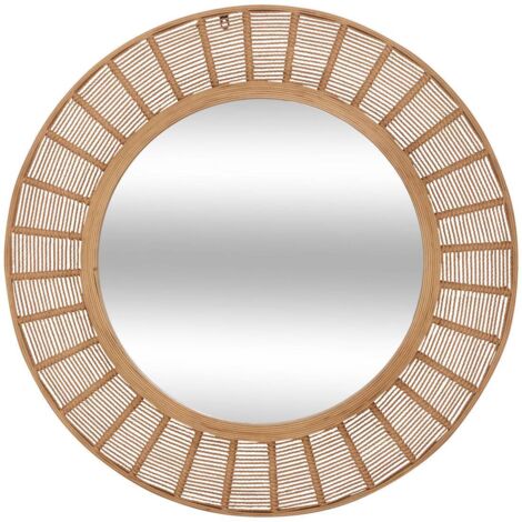Espejo Zelie D91cm marrón - Atmosphera créateur d'intérieur