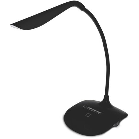 Esperanza Acrux lampe de bureau LED noir design moderne