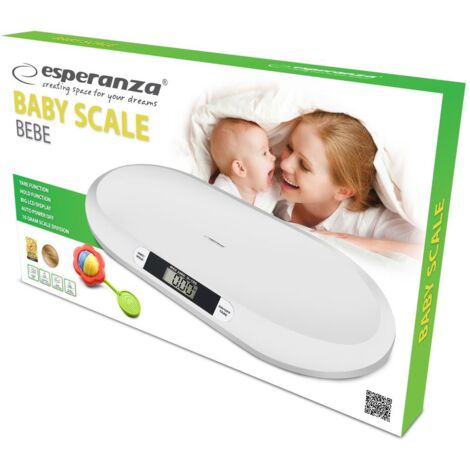 Esperanza EBS019 báscula para bebés Blanco