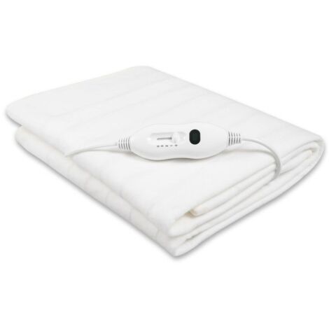 Esperanza ehb002 satin - electric blanket 150x80 cm white