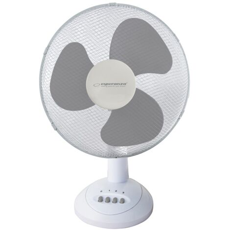 Esperanza EHF003WE Tischventilator weiß und grau