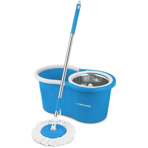 ESPERANZA Hope Mop Mop Mop with Bucket EHS006 Blue White Microfiber