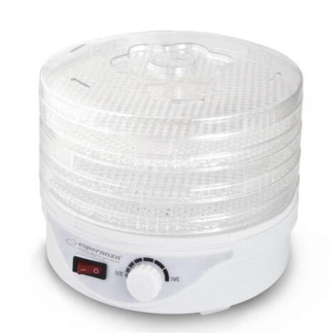 Esperanza EKD003 deshidratador de alimentos blanco translúcido