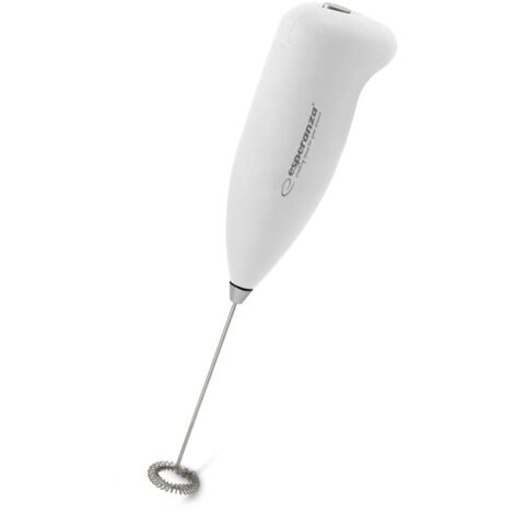 ESPERANZA EKF001W Miscelatore a mano per montare il latte bianco, plastica, multicolore