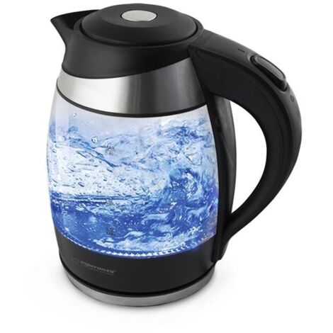 ESPERANZA EKK009 HERVIDOR Elã‰Ctrico 1.8 L Negro, Multicolor 2200 W, 1.8 litros, 44 Decibeles, Plástico, Multicolour