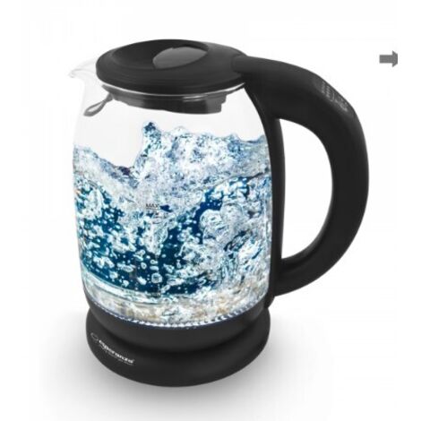 Esperanza EKK027 bouilloire électrique 1,7 L Noir, Transparent 2200 W