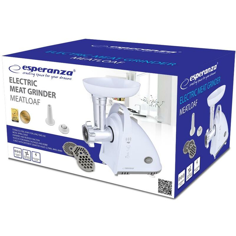 

ekm031 meat grinder white 2000w - Esperanza