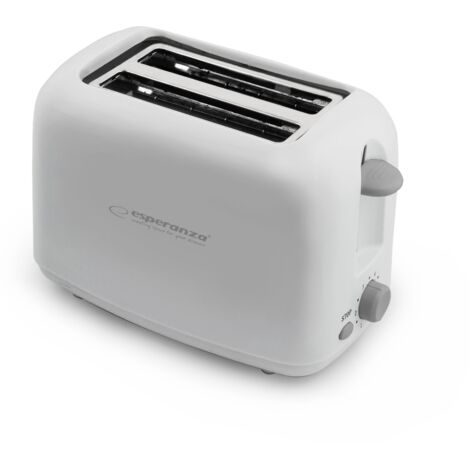 Esperanza EKT002 Tostapane Bianco 6 Livelli di Tostatura