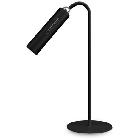 Esperanza eld118k lampada de lampada da tavolo led 3in1 nero