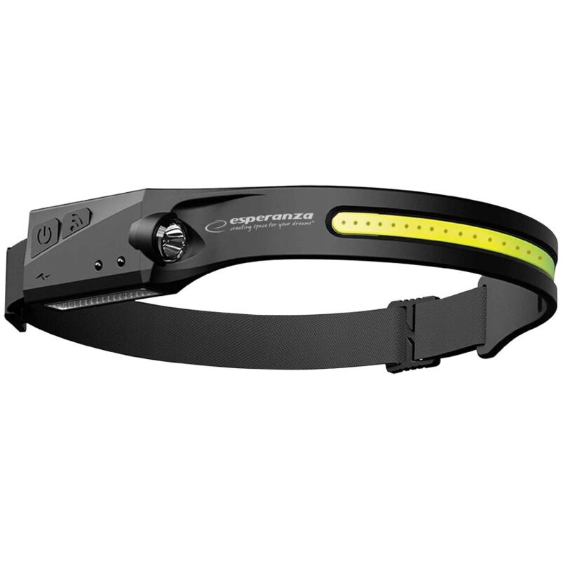 Esperanza eot067 linterna negro, linterna con cinta para cabeza led