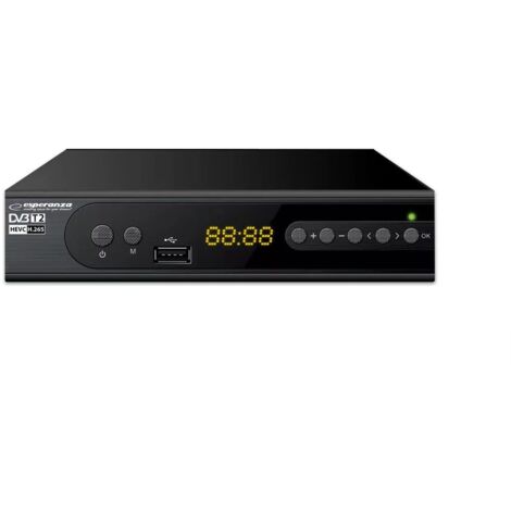 Esperanza ev106r decodeur tv cable noir
