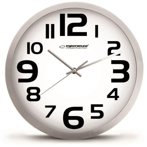 ESPERANZA Horloge de Pared ehc013w Zurich White, Multicolor, Single