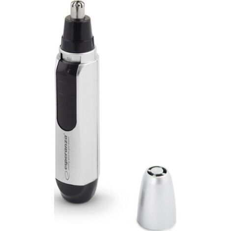 Esperanza nose and ear hair trimmer spike silver