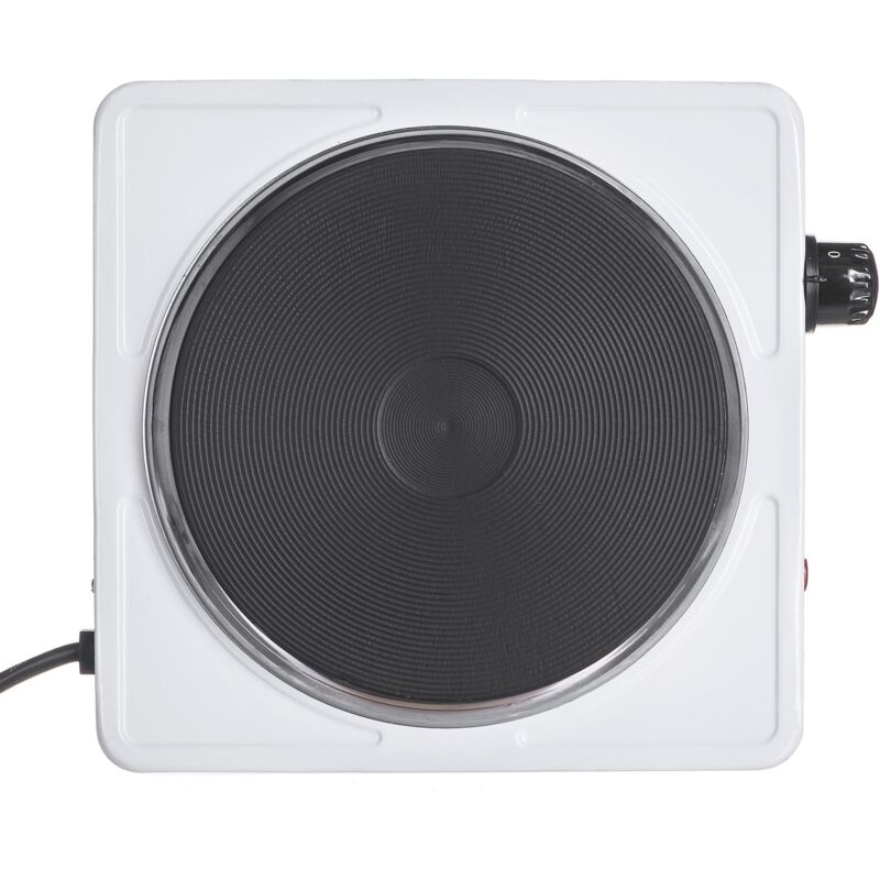 Esperanza - EKH002W table de cuisson Noir, Blanc Comptoir Plaque scellée 1 zone(s)