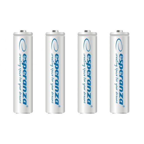 Esperanza rechargeable batteries ni mh aaa 1000mah 4pcs white