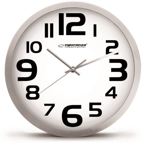 ESPERANZA Reloj de Pared ehc013w Zurich Blanco Marca
