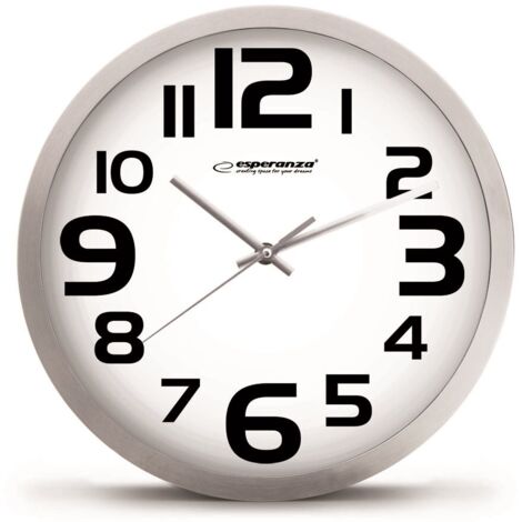 ESPERANZA Reloj de Pared ehc013w Zurich Blanco Marca