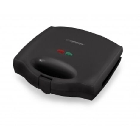 Esperanza sandwichmaker 700 w mit abnehmbaren platten portabella schwarz