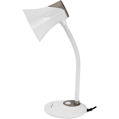 Esperanza schreibtischlampe e27 polaris schwarz