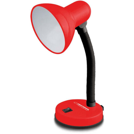 Esperanza Schreibtischlampe E27 Vega Rot
