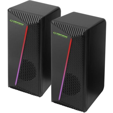 ESPERANZA SPEAKERS 2.0 USB LED ARCOBALENO NORTEC EGS106