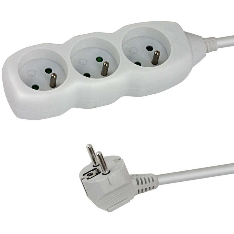Oem Weiß Esperanza Steckdosenleiste 3 Steckdosen 15 M Wei