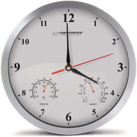 Esperanza wall clock washington white