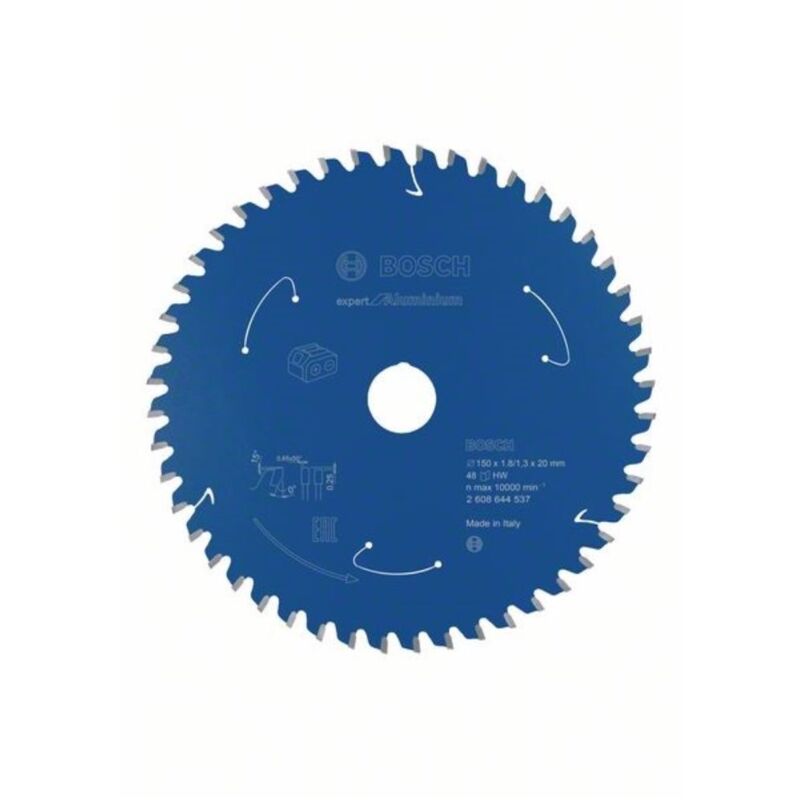 Lama circolare a batteria Expert per alluminio, 150 x 1,8/1,3 x 20, 48 denti