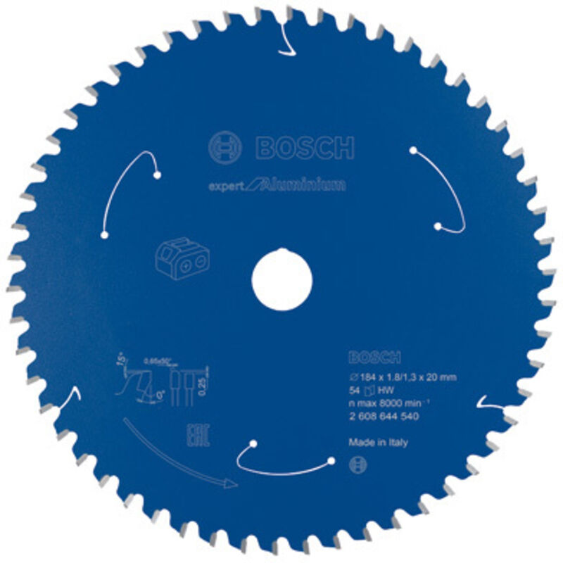 Lama circolare a batteria Expert per alluminio, 184 x 1,8/1,3 x 20, 54 denti