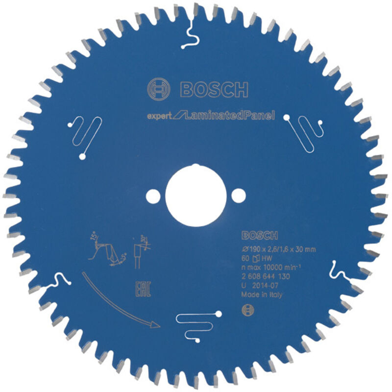 Bosch - Professional 2608644130 - Blade de sega circolare csb Expert LaminatedPannello: 190x30x60D
