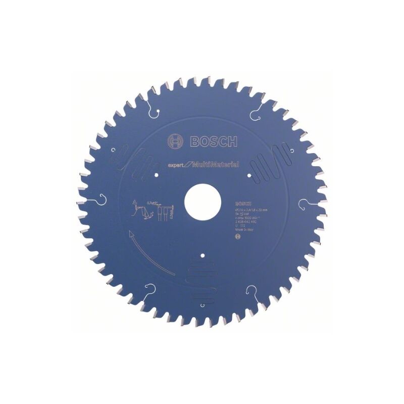 Bosch - Professional 2 608 642 492 - Lama de Expert for Lama circolare Multi Material (210 x 30 2,4 mm, 54)