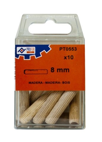 

Espiga Madera C/10 Pzs - NEOFERR - 48582-PT0553 - 8 MM..