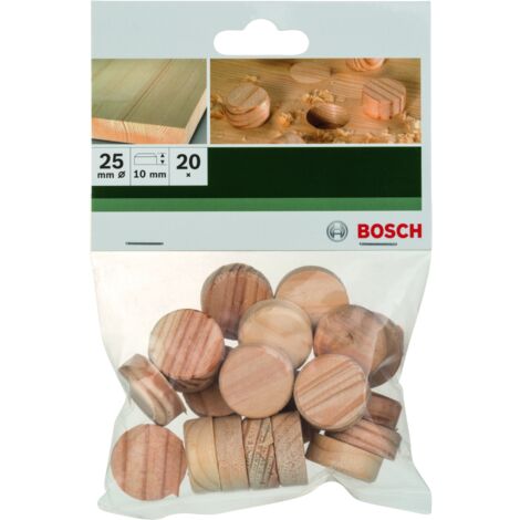 Espigas de madera Ø 25 mm  BOSCH 2609255322