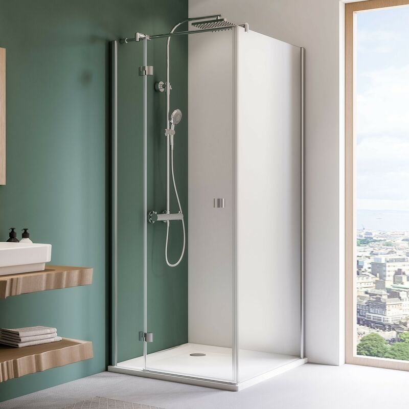 Breuer - Espira Paroi fixe pour porte pivotante Dimensions paroi fixe: 80 cm