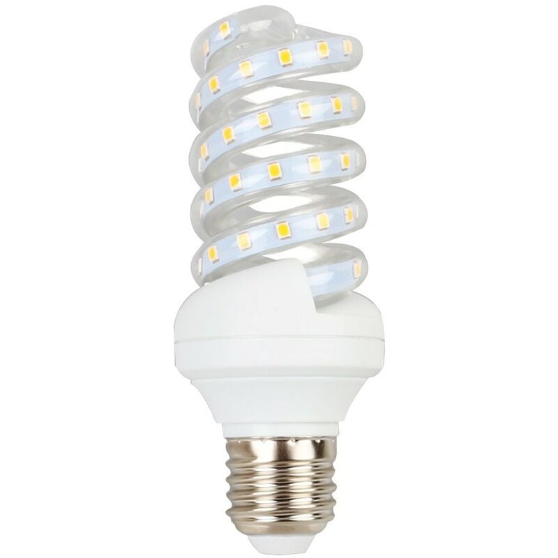 

Espiral LED Bulbo E27 11W | Temperatura de color: Blanco cálido 3000K