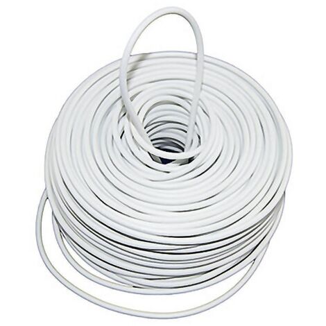 Espiral Visillo Forrado Blanco  Micel 50 Mt