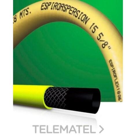 ESPIROFLEX rollo 25m. manguera espiroasp. amarilla 19 3/4 , rollo 25m. manguera espiroasp. amarilla 19 3/4