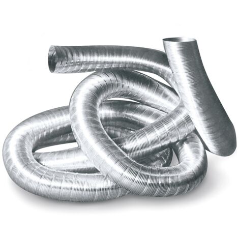 espiroflex tubo flexible alu extraccion humo brillo 150 ø -metro (caja 5 unidades)