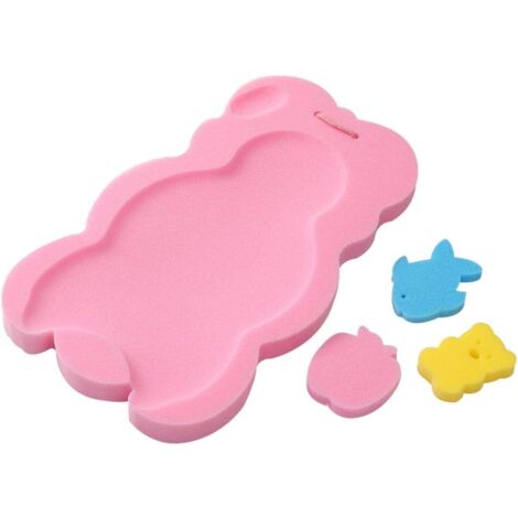 Esponja de baño para bebé Crediri, antideslizante, suave, con forma de dibujos animados, antibacteriana, de cobre