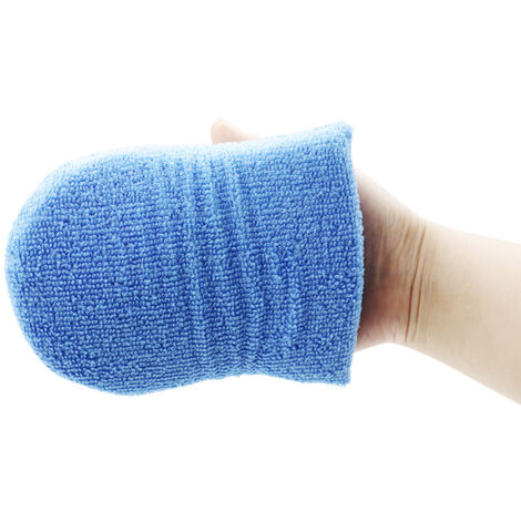 Esponja de cera azul en forma de U, toalla de esponja para lavado de autos, bloque de esponja para limpieza y mantenimiento de autos.