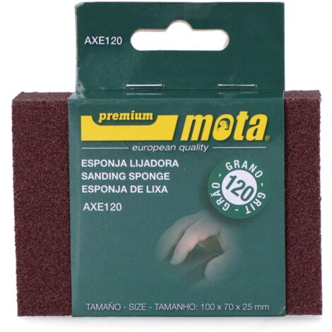 Esponja De Lijar Óxido De Aluminio 170x70x25mm Grano120 Mota
